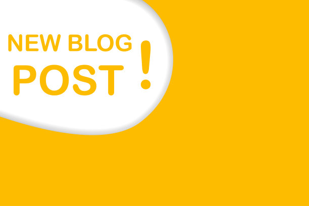 新的博客张贴文本向量为商业，营销，传单，横幅，报告，和海报的复制空间。插图图片下载