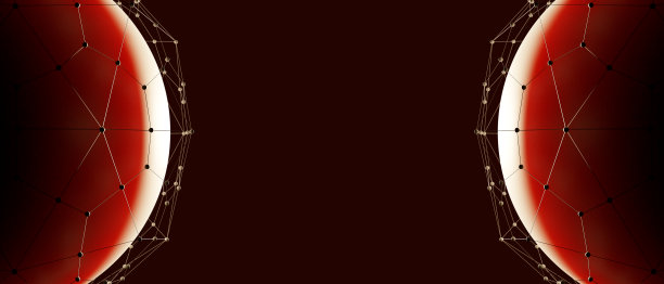 线与点连接风格的技术背景图片下载