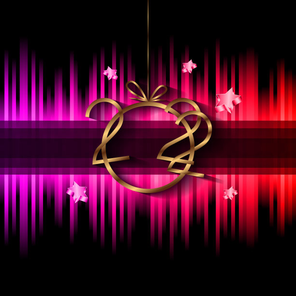 圣诞快乐和新年快乐背景为季节性的问候卡片派对传单。图片下载