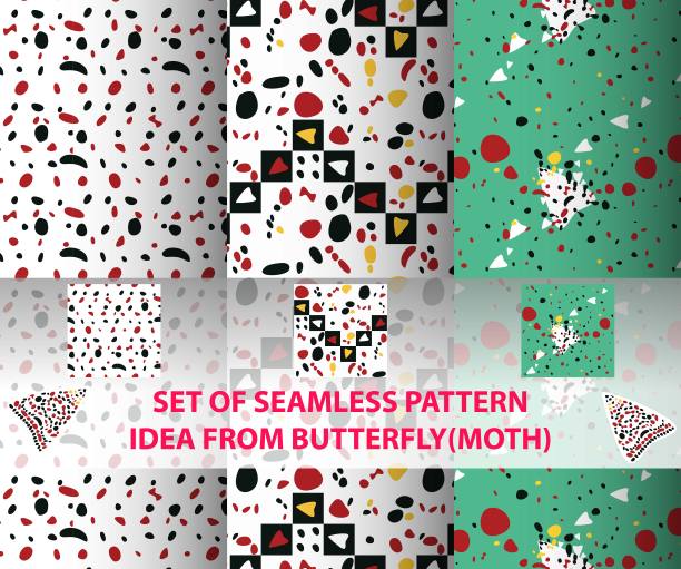 无缝图案从蝴蝶想法01图片下载