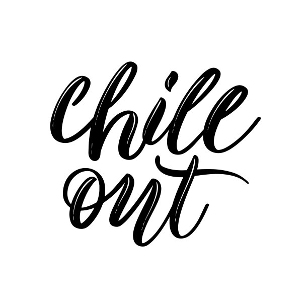 现代风格的夏季字体图片下载