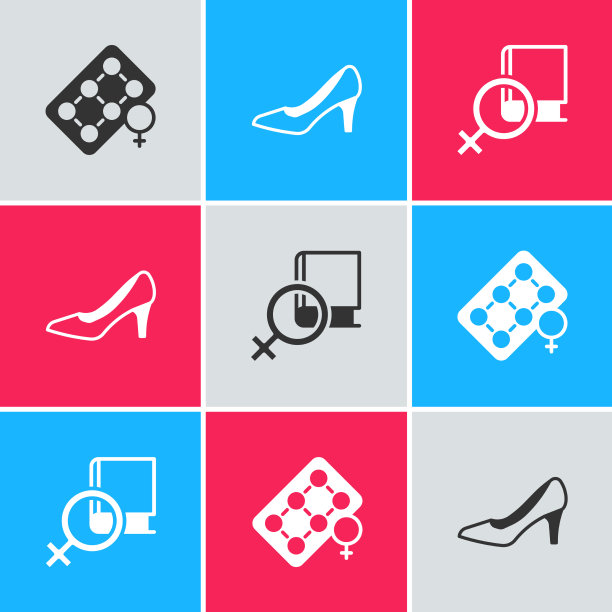 包装避孕药女鞋图片下载