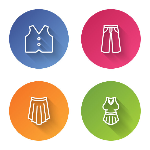 套线背心、裤子、裙子和汗衫图片下载