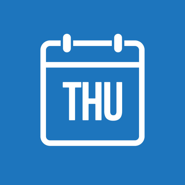 模板图标页日历天星期星期四图片下载