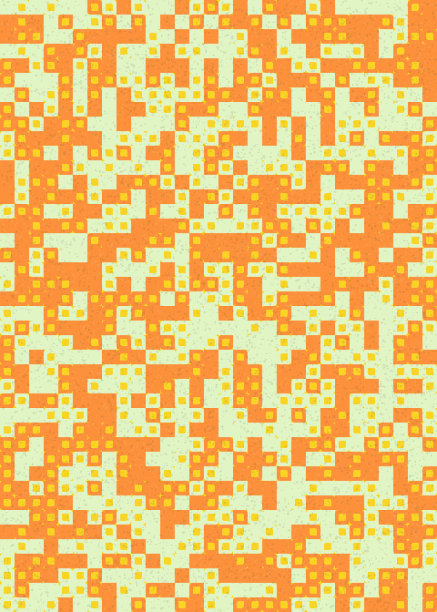 抽象几何图形生成计算艺术插图图片下载