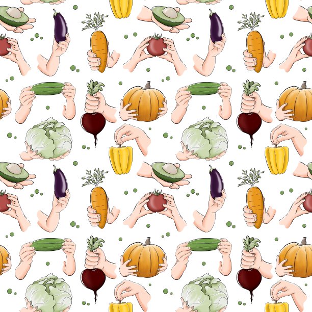 与新鲜蔬菜无缝搭配图片下载