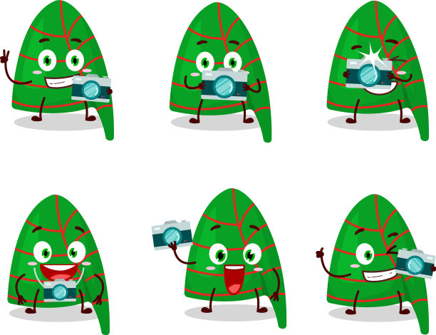 摄影师专业表情用绿色图片下载