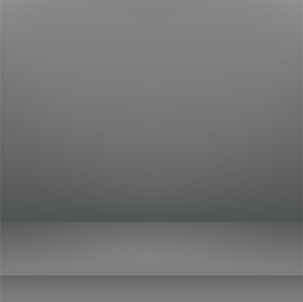 3D白色工作室。空的灰色工作室mackup。演播室背景光。三维房间灯箱-存量矢量。图片下载