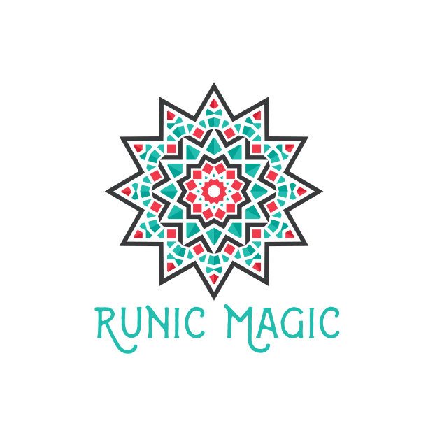 东方几何圆形符号图片下载