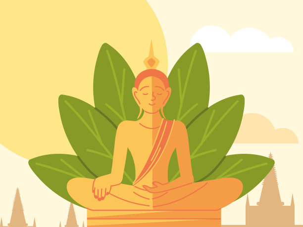 泰国佛与宫殿图片下载