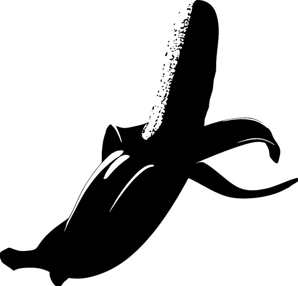 香蕉轮廓图片下载