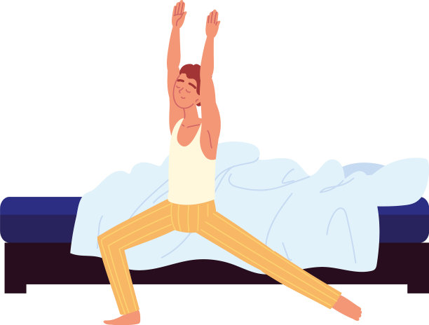 男人起床锻炼身体图片下载