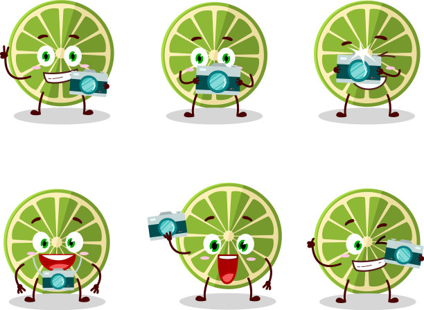 摄影师专业用柠檬表情符号图片下载