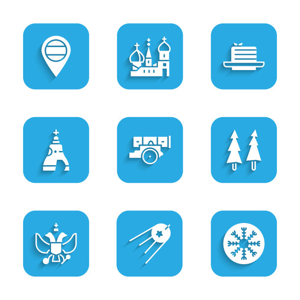 设置大炮卫星雪花圣诞树图片下载