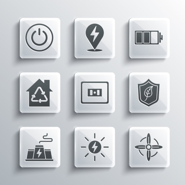 安装太阳能电池板和风力涡轮机防护罩图片下载