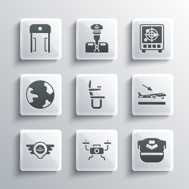 设置无人机飞行飞行员帽式飞机着陆图片下载