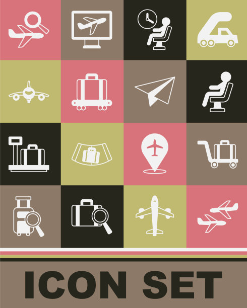 安排飞机行李员在里面等候图片下载