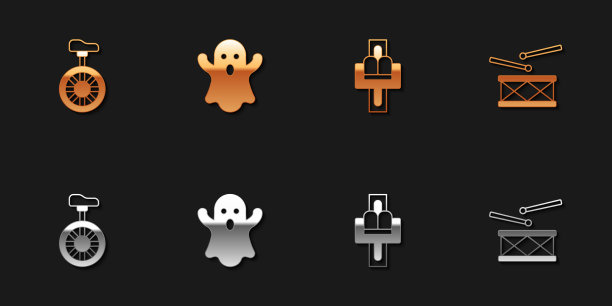 设置独轮车或单轮自行车鬼图片下载