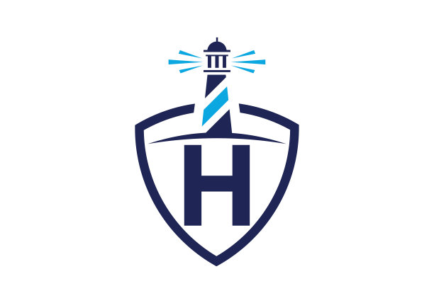 首字母字母在盾牌上用。图片下载