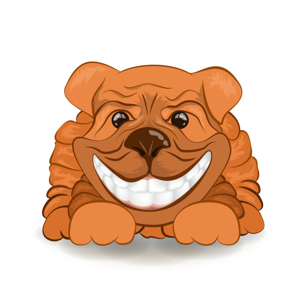 想象一只友好的狗图片下载