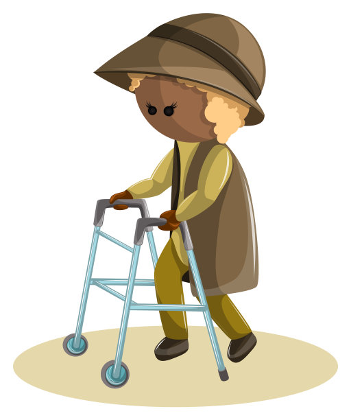 想象一个皮肤黝黑的老妇人走路图片下载