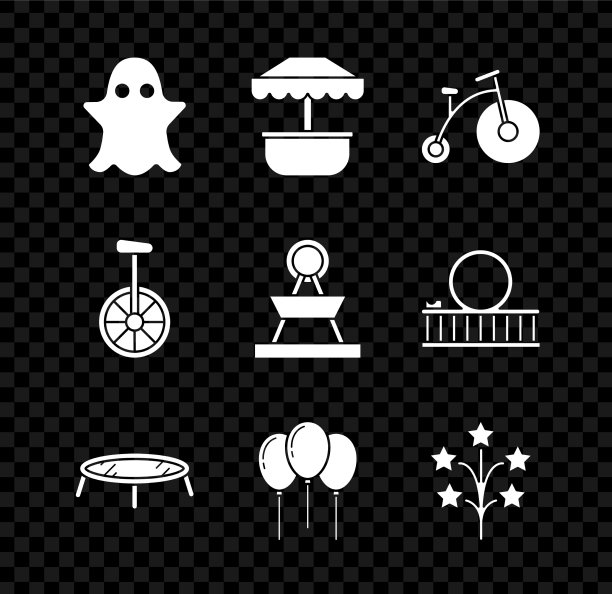 设置鬼景点旋转木马复古自行车图片下载