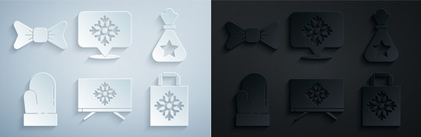 把圣诞快乐放在电视圣诞老人的袋子里图片下载