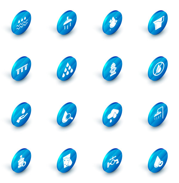 在淋浴喷头玻璃上加水图片下载