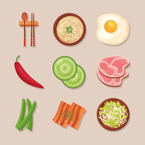 韩国食物的九大象征图片下载