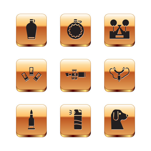 设置水壶，水瓶，子弹胡椒喷雾图片下载