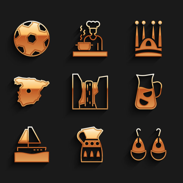 集algar瀑布汽酒水罐耳环图片下载