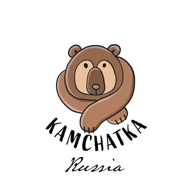 堪察加半岛俄罗斯远东素描图片下载