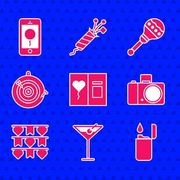 设置贺卡马提尼玻璃打火机照片图片下载