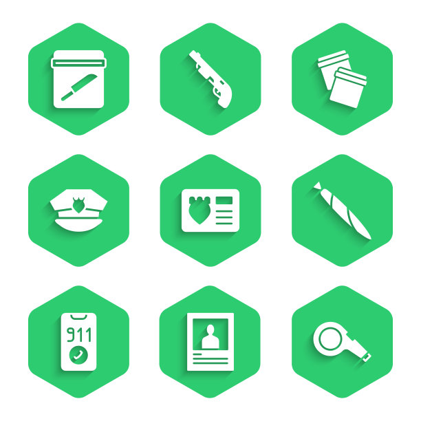 设置警徽与身份证案件通缉海报图片下载