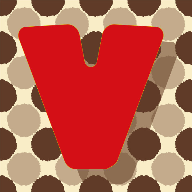 字母v从字母无缝重复模式图片下载