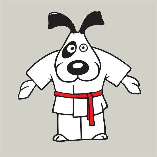 狗是柔道家图片下载