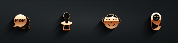 设置语音泡泡妈妈宝宝奶嘴小图片下载