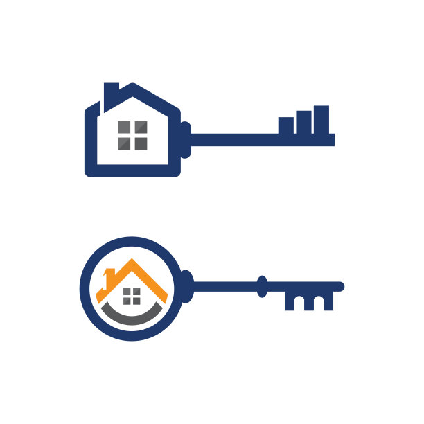 关键图标矢量插图图片下载