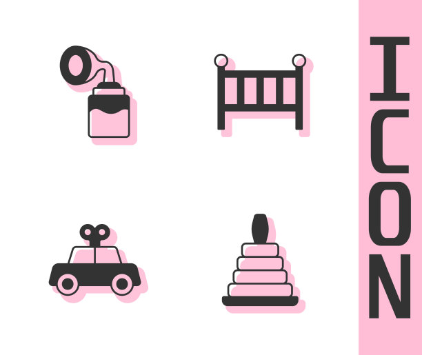 设有金字塔玩具、吸乳器玩具车和婴儿图片下载