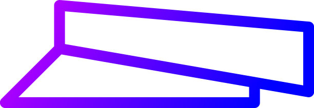 和标志帽子渐变线条风格图标完美图片下载