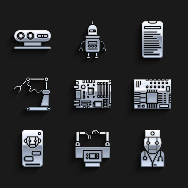 设置电子计算机主板组件图片下载