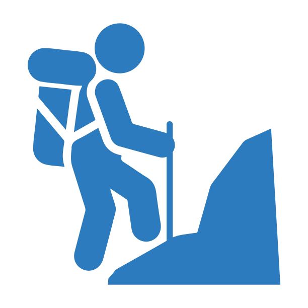 冒险、徒步、登山、登山、休闲徒步的标志图片下载
