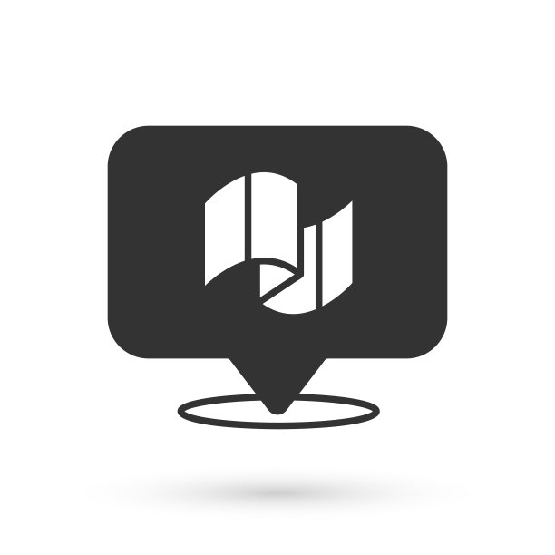 灰色旗帜意大利图标孤立在白色背景。向量图片下载