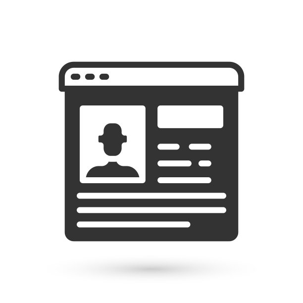 灰色简历图标孤立在白色背景。简历的应用程序。寻找专业人员。分析人员的简历。向量图片下载