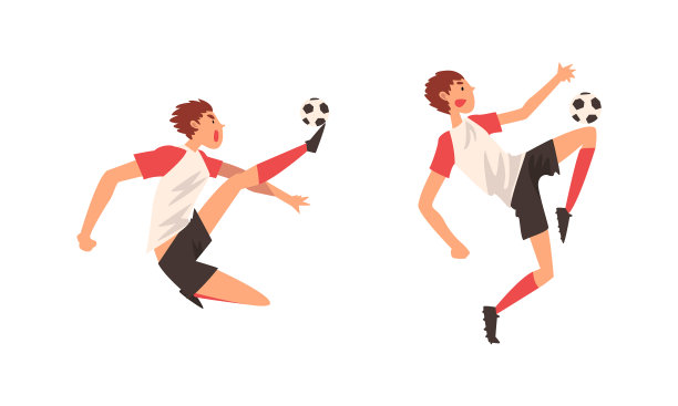 穿着靴子和及膝长袜的年轻人在踢足球图片下载