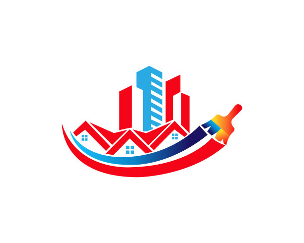 房子画标志图片下载