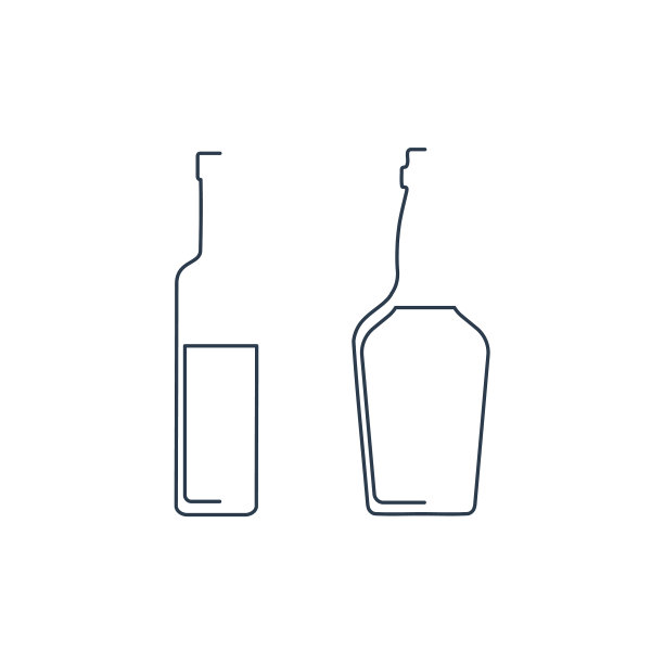 瓶中连续行伏特加和威士忌图片下载