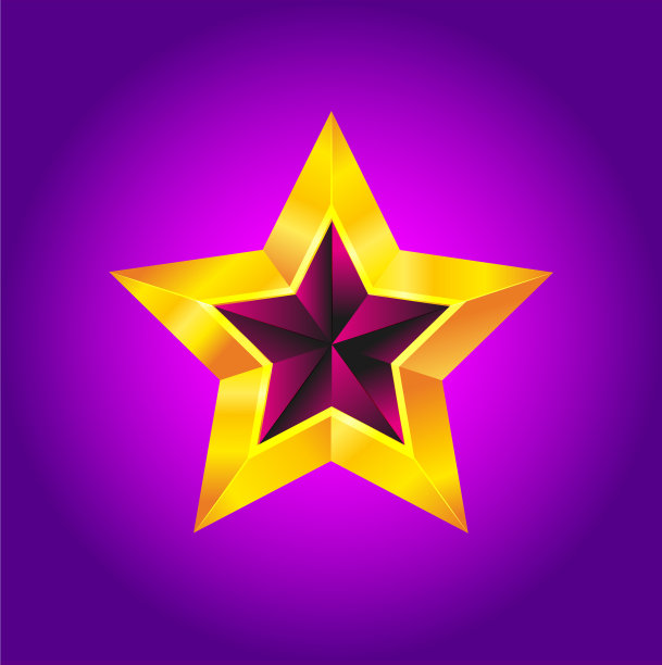 闪亮的金色星星圣诞节的设计在白色图片下载