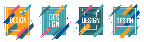 设置丰富多彩抽象简约时尚图片下载