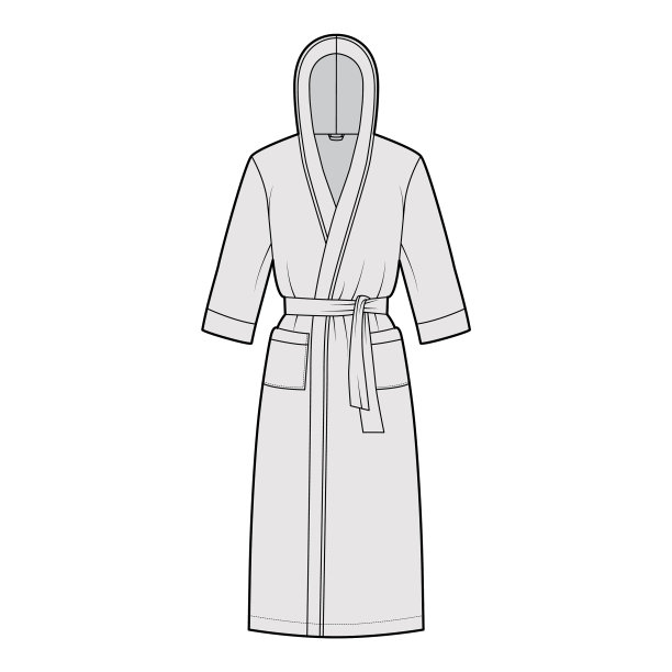 浴袍连帽睡袍技术时尚图片下载